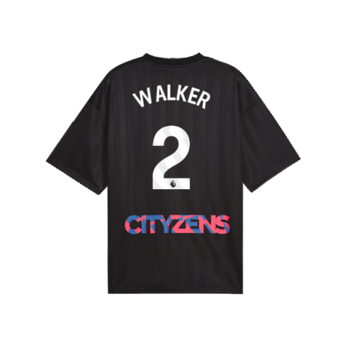 2023-2024 Man City FtblNrgy Jersey (Black) (WALKER 2)