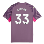 2023-2024 Man City Goalkeeper Shirt (Purple Charcoal) - Kids (Carson 33)