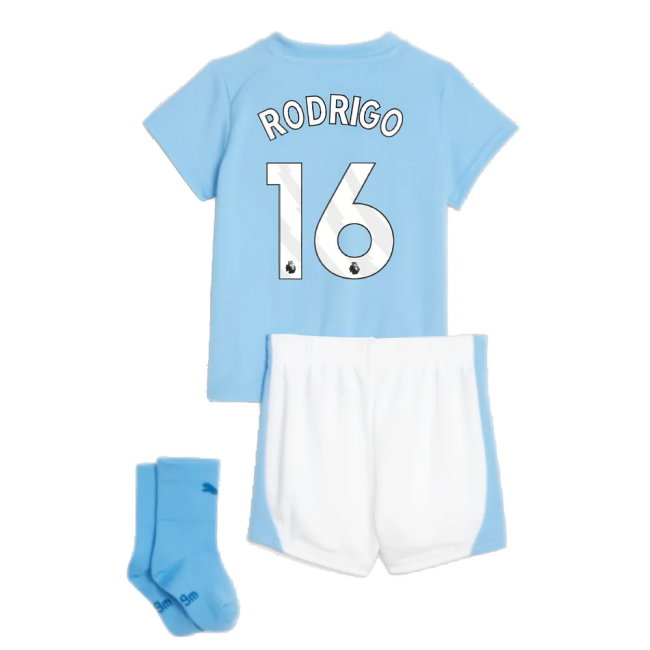 2023-2024 Man City Home Baby Kit (RODRIGO 16)
