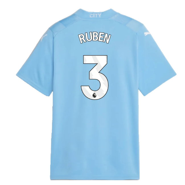 2023-2024 Man City Home Shirt (Kids) (RUBEN 3)