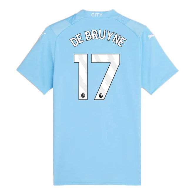 2023-2024 Man City Home Shirt (Ladies) (DE BRUYNE 17)