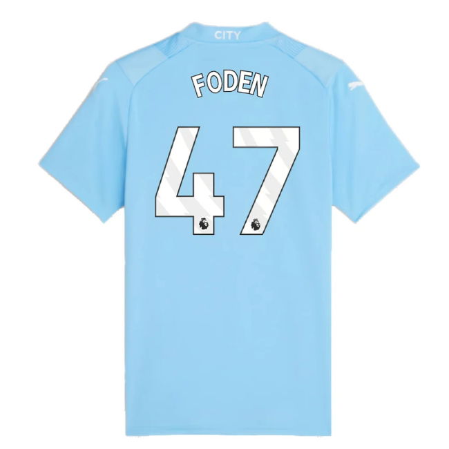 2023-2024 Man City Home Shirt (Ladies) (FODEN 47)