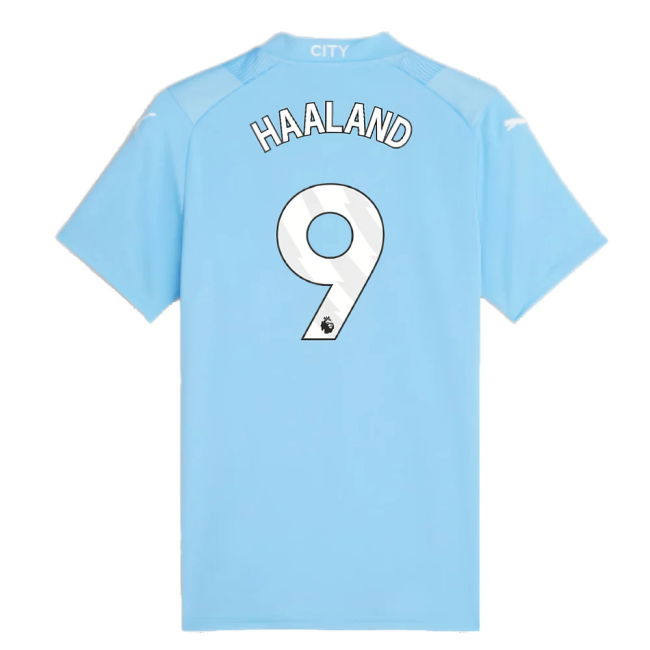2023-2024 Man City Home Shirt (Ladies) (HAALAND 9)