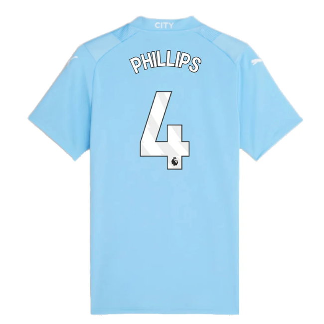 2023-2024 Man City Home Shirt (Ladies) (PHILLIPS 4)