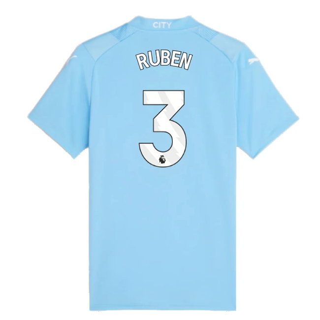 2023-2024 Man City Home Shirt (Ladies) (RUBEN 3)