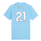 2023-2024 Man City Home Shirt (Ladies) (SILVA 21)