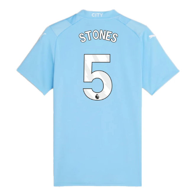2023-2024 Man City Home Shirt (Ladies) (STONES 5)