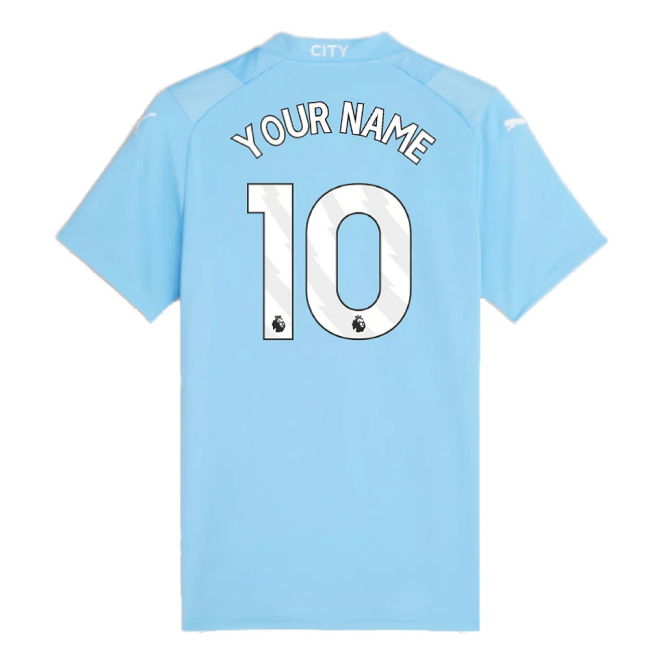 2023-2024 Man City Home Shirt (Ladies) (Your Name)
