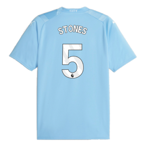 2023-2024 Man City Home Shirt (STONES 5)