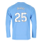 2023-2024 Man City Long Sleeve Home Shirt (AKANJI 25)