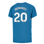 2023-2024 Man City Pre-Match Jersey (Lake Blue) (BERNARDO 20)