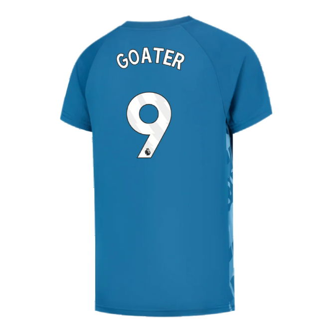 2023-2024 Man City Pre-Match Jersey (Lake Blue) - Kids (GOATER 9)