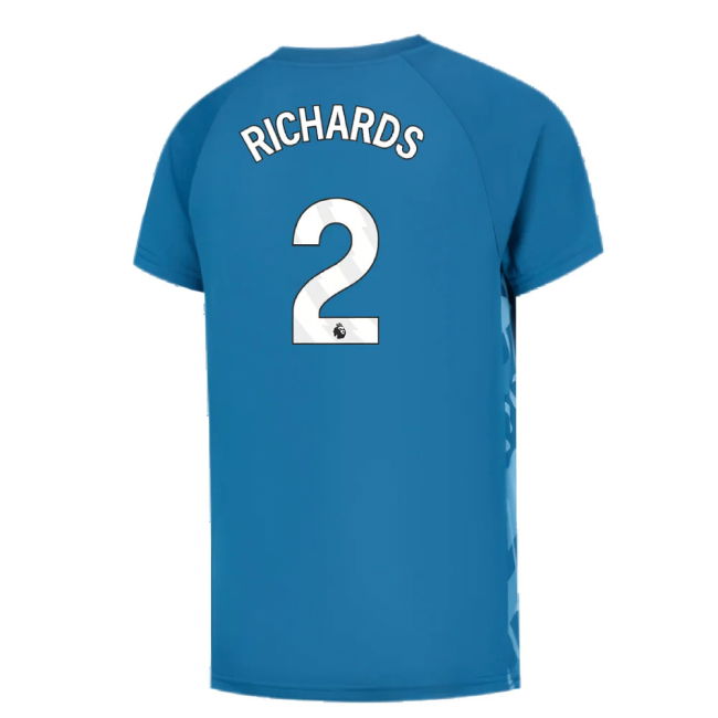 2023-2024 Man City Pre-Match Jersey (Lake Blue) - Kids (RICHARDS 2)