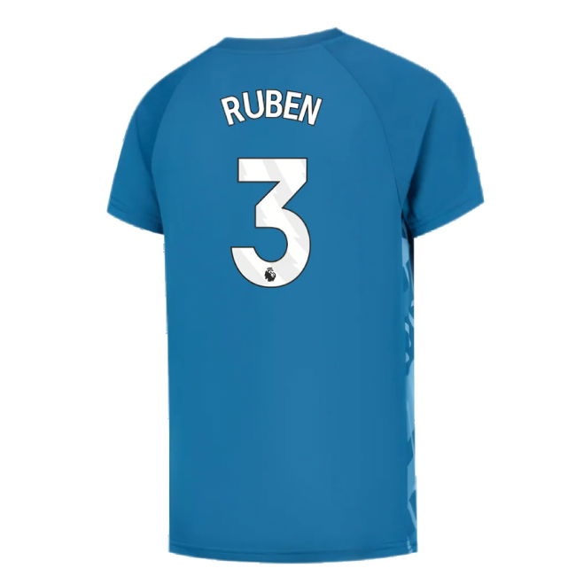 2023-2024 Man City Pre-Match Jersey (Lake Blue) (RUBEN 3)
