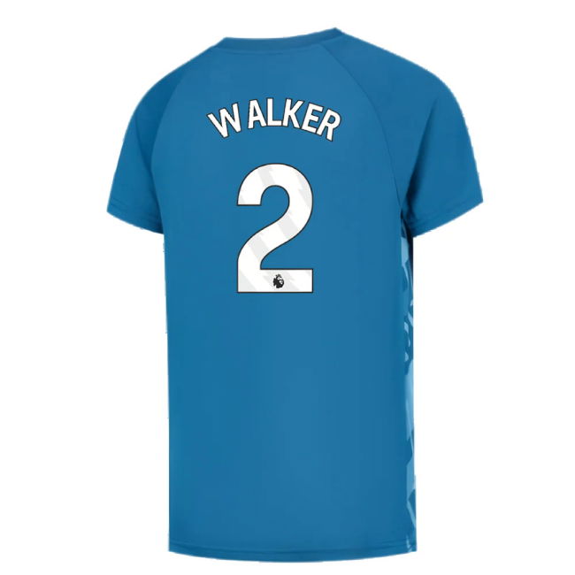 2023-2024 Man City Pre-Match Jersey (Lake Blue) (WALKER 2)