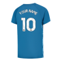 2023-2024 Man City Pre-Match Jersey (Lake Blue) (Your Name)