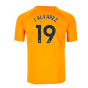 2023-2024 Man City Pre-Match Jersey (Orange) (J ALVAREZ 19)