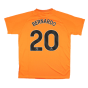 2023-2024 Man City Pre-Match Jersey (Orange) - Kids (BERNARDO 20)