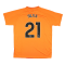 2023-2024 Man City Pre-Match Jersey (Orange) - Kids (SILVA 21)