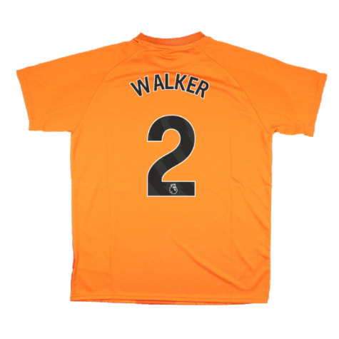 2023-2024 Man City Pre-Match Jersey (Orange) - Kids (WALKER 2)