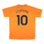 2023-2024 Man City Pre-Match Jersey (Orange) - Kids (Your Name)