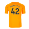 2023-2024 Man City Pre-Match Jersey (Orange) (TOURE YAYA 42)