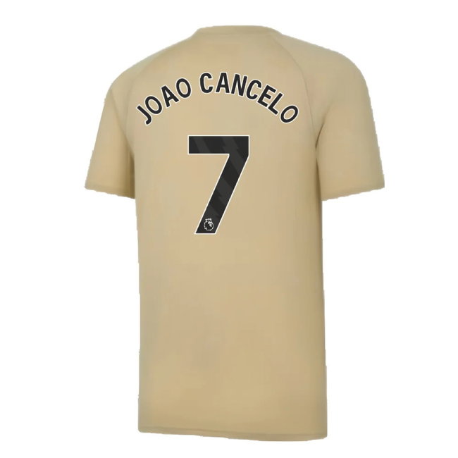 2023-2024 Man City Prematch SS Jersey (Granola) (JOAO CANCELO 7)