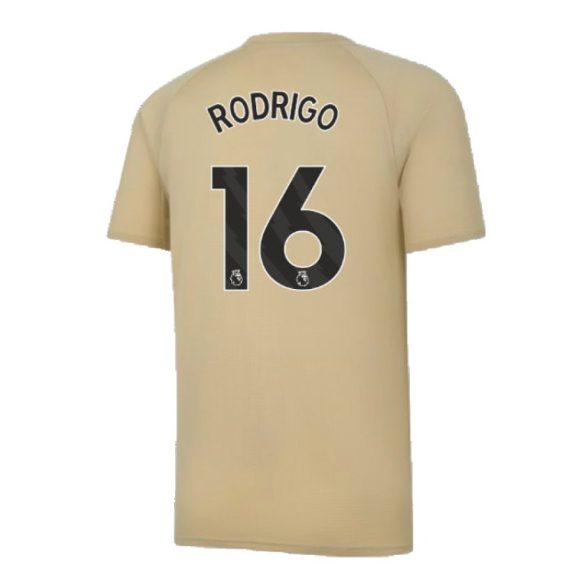 2023-2024 Man City Prematch SS Jersey (Granola) (RODRIGO 16)