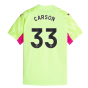 2023-2024 Man City SS Goalkeeper Shirt (Yellow) (Carson 33)