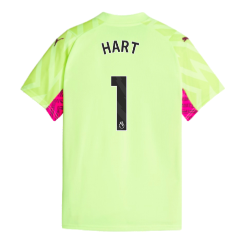 2023-2024 Man City SS Goalkeeper Shirt (Yellow) (Hart 1)