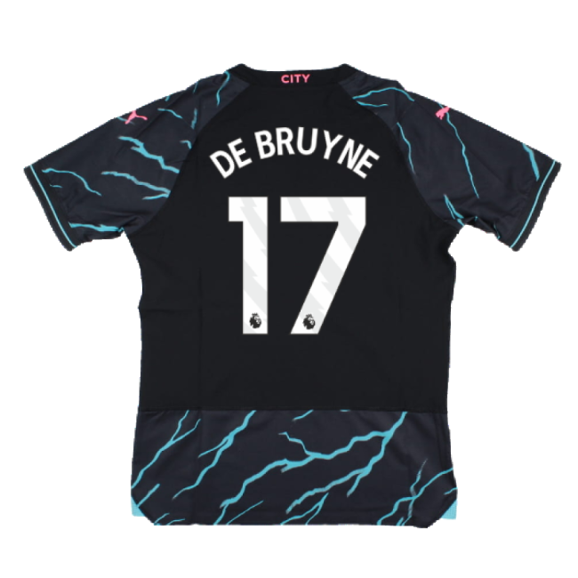 2023-2024 Man City Third Authentic Shirt (DE BRUYNE 17)