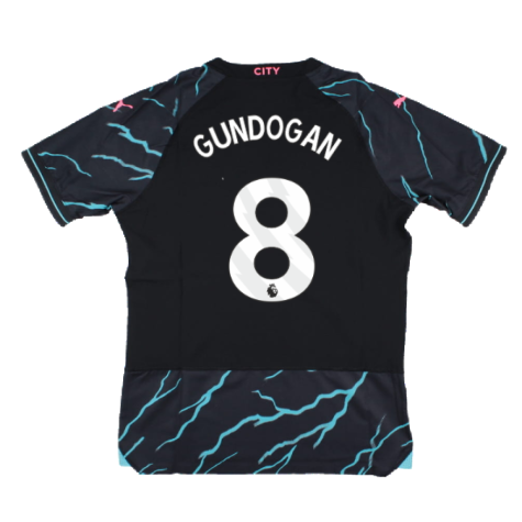 2023-2024 Man City Third Authentic Shirt (GUNDOGAN 8)