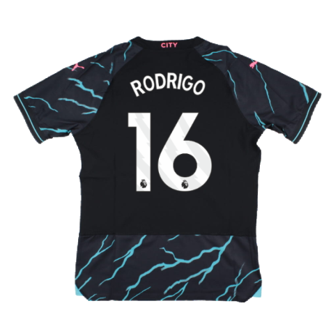2023-2024 Man City Third Authentic Shirt (RODRIGO 16)