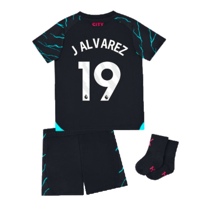 2023-2024 Man City Third Baby Kit (J ALVAREZ 19)