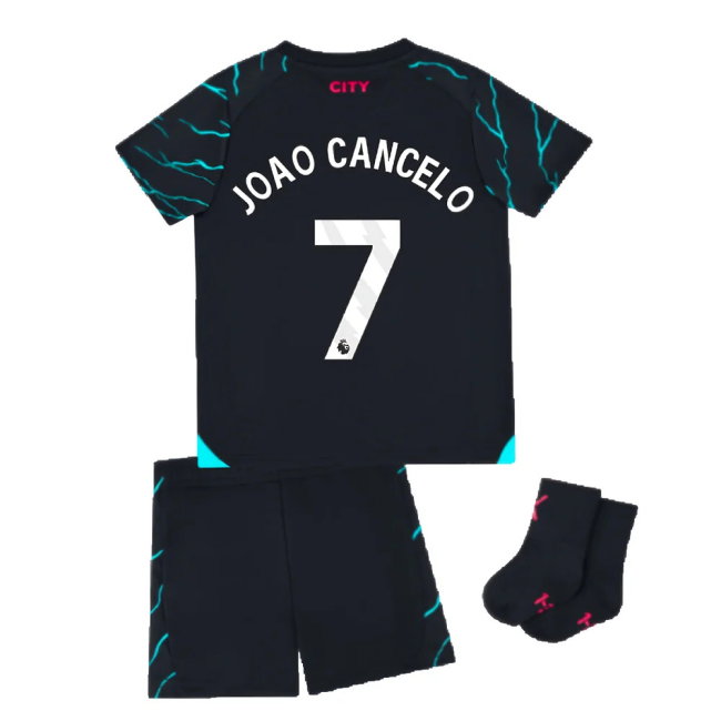 2023-2024 Man City Third Baby Kit (JOAO CANCELO 7)