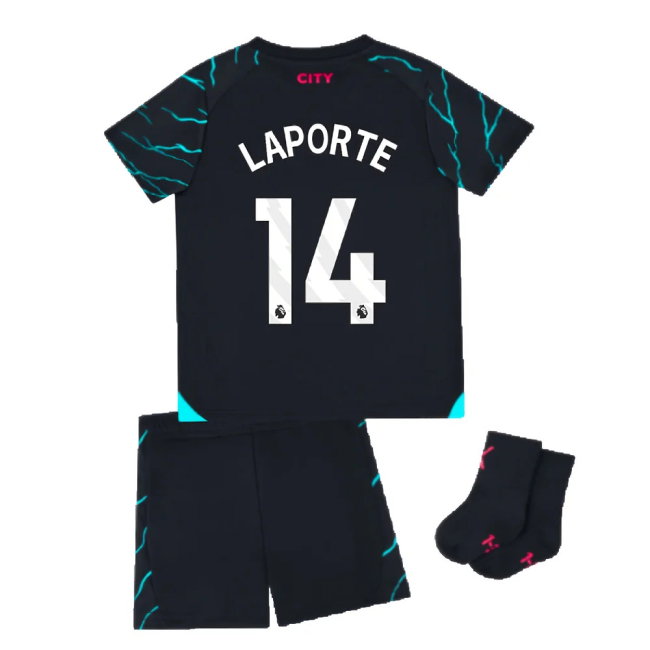 2023-2024 Man City Third Baby Kit (LAPORTE 14)
