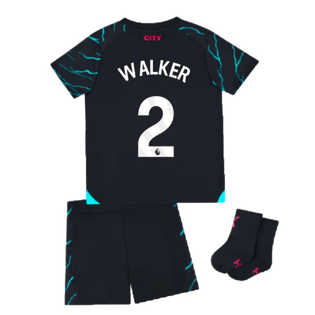 2023-2024 Man City Third Baby Kit (WALKER 2)