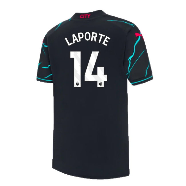 2023-2024 Man City Third Mini Kit (LAPORTE 14)