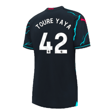 2023-2024 Man City Third Shirt (Ladies) (TOURE YAYA 42)