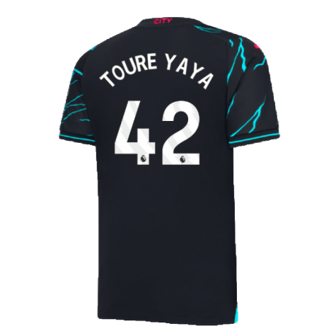 2023-2024 Man City Third Shirt (TOURE YAYA 42)