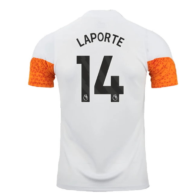 2023-2024 Man City Training Jersey (Marble) (LAPORTE 14)