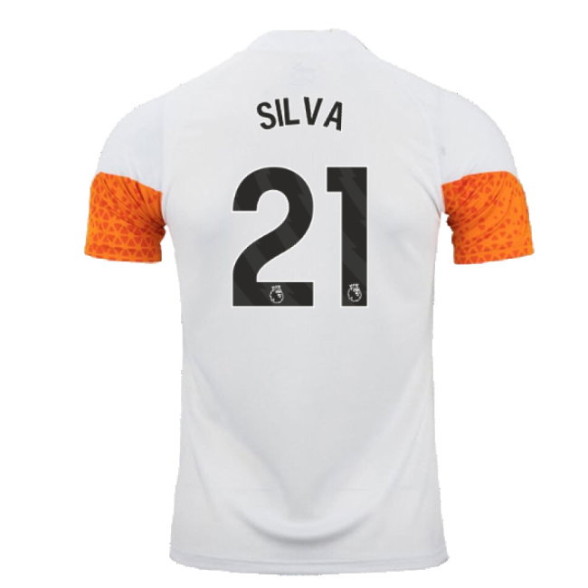 2023-2024 Man City Training Jersey (Marble) (SILVA 21)