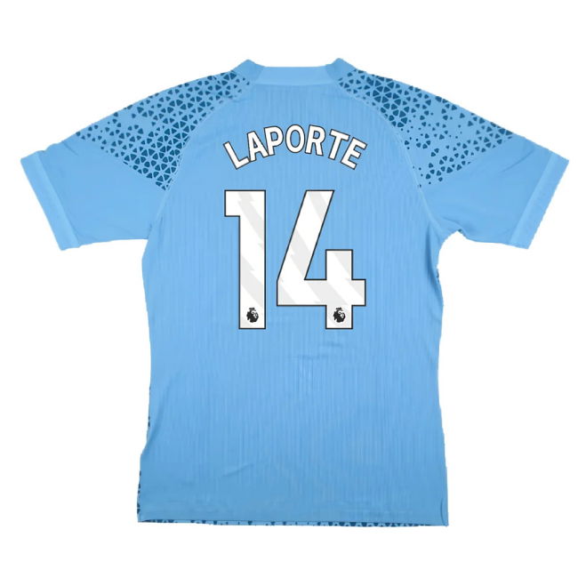 2023-2024 Man City Training Jersey Pro (Light Blue) (LAPORTE 14)