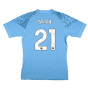 2023-2024 Man City Training Jersey Pro (Light Blue) (SILVA 21)