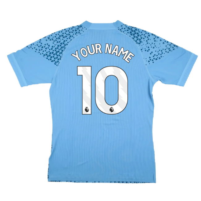 2023-2024 Man City Training Jersey Pro (Light Blue) (Your Name)