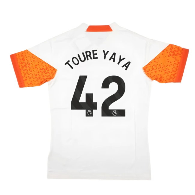 2023-2024 Man City Training Jersey Pro (Marble) (TOURE YAYA 42)