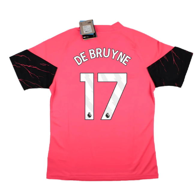 2023-2024 Man City Training Jersey (Sunset Glow) (DE BRUYNE 17)