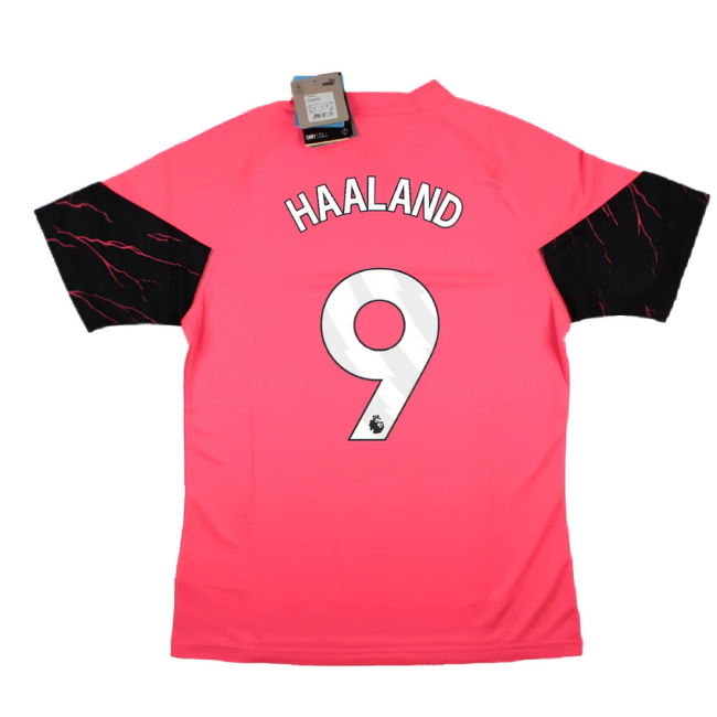 2023-2024 Man City Training Jersey (Sunset Glow) (HAALAND 9)