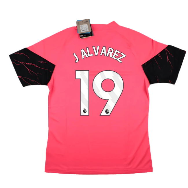 2023-2024 Man City Training Jersey (Sunset Glow) (J ALVAREZ 19)