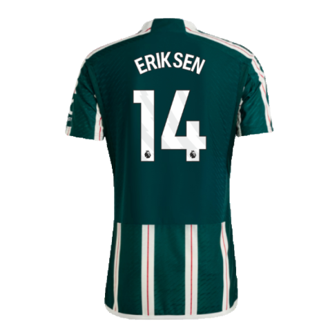 2023-2024 Man Utd Authentic Away Shirt (Eriksen 14)